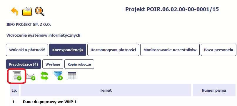 Przygotowanie pisma System umożliwia przesłanie do instytucji oficjalnego pisma, które jest podpisywane elektronicznie (profil zaufany epuap bądź certyfikat kwalifikowany).