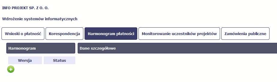 Tworzenie i przesłanie harmonogramu Tworzenie harmonogramu rozpoczyna się wybierając Przygotuj harmonogram 6.