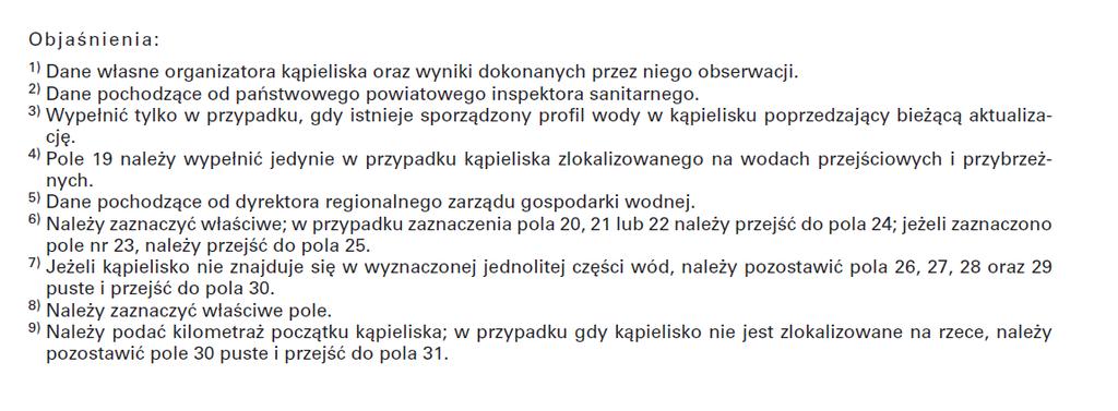 176 2 < 10 km 177 3), 7), 55) Powierzchnia zlewni 10 km 2 lub więcej, ale mniej niż 100 km 2 178 100 km 2 lub więcej, ale