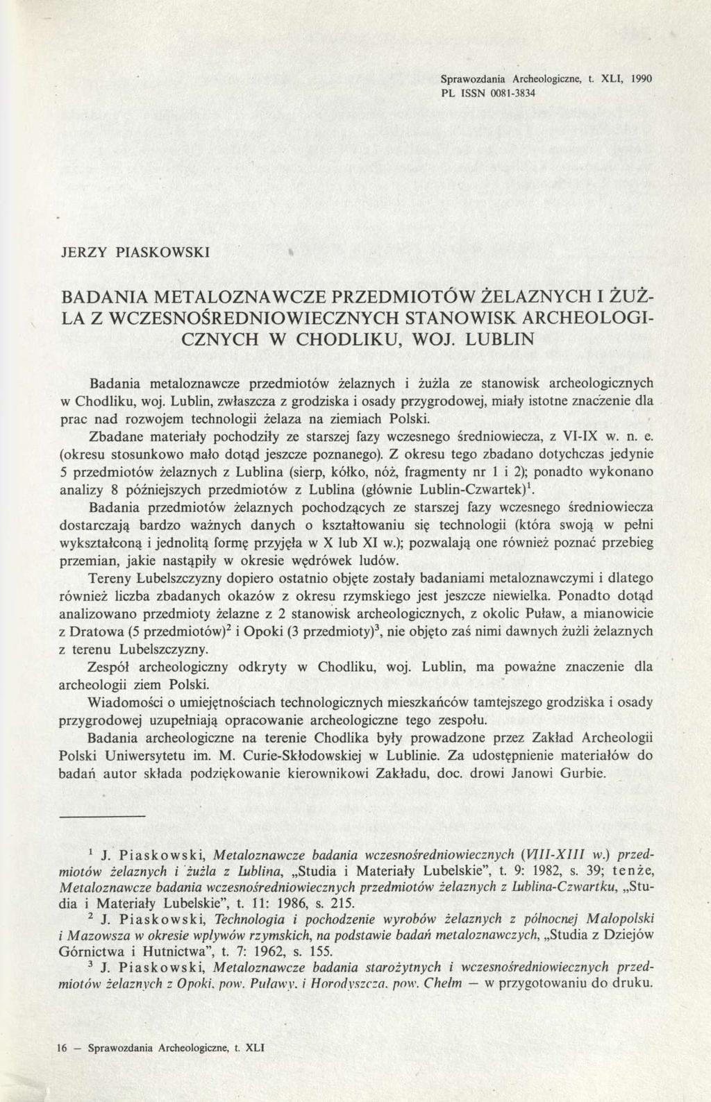 Sprawozdania Archeologiczne, t.
