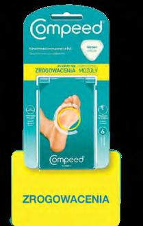 n/pęcherze wąski 6szt 5% 25 COMPEED plast.n/zrogow.n/podeszw.