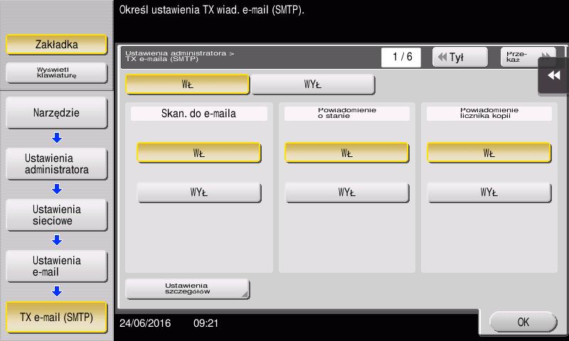 % Aby uzyskać informacje na temat domyślnego hasła administratora, należy zapoznać się z Instrukcją obsługi dostępną na