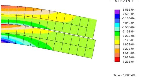 Interface finite elements in two-dimensional simulations