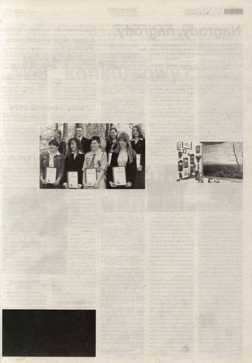 numer 18/2006(450) Kędzierzyn-Koźle F C F O G m i n S T R.5 Po raz ósmy zorganizowany został w Kędzierzynie-Koźlu konkurs na 8 WSPA NIAŁYCH pod honorowym patronatem prezydenta miasta Wiesława Fąfary.