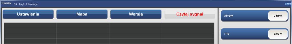 Czytaj sygnał W tym rodzaju pracy wariatora można dostarczyć informacje producentowi
