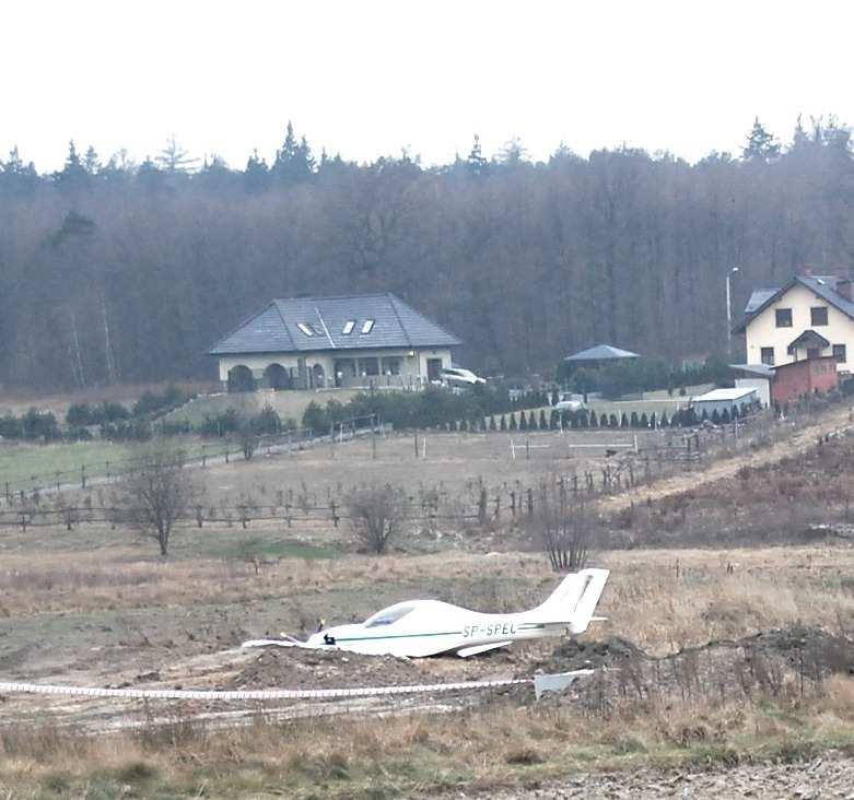 miedzy (biała strzałka) i