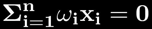Istotnie, jeśli ϕ(e) = 1 gdy e 0; oraz ϕ(e) = 0 gdy e < 0; to obszar w którym neuron podejmuje decyzje y=1 ogranicza powierzchnia e=0, czyli twór o równaniu Dla n=2 jest to równanie lini