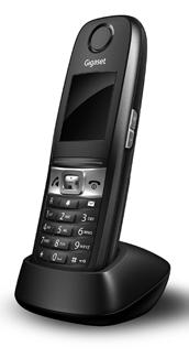 Akcesoria Akcesoria Zestaw Gigaset można przekształcić w system telefonii bezprzewodowej: Słuchawka Gigaset C620H u Wygodny tryb głośnomówiący o najwyższej jakości u Kolorowy wyświetlacz TFT 1,8 cala