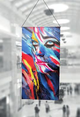 BANERY WEWNĘTRZNE/ INDOOR BANNERS dostępne w różnych rozmiarach najczęściej stosowana