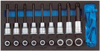 2308932 15 CT1-IN 19 LKM 1,9 15 CT1-ITX 19 LKP ZESTAW NASADEK ŚRUBOKRĘTOWYCH 1/2" w 1/3 modułu Check Tool Wymiary: Szer. 157,5 x gł.