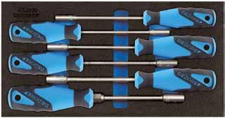 śrubokręta 1/4", nr ITX 20, RK T8 T9 T10 T15 T20 T25 T27 T30 T40 mm 9 Nasadka klucza nasadowego 1/4", nr TX 20, E4 E5 E6 E7 E8 E10 Uchwyt poprzeczny 1/4 ze ślizgaczem, nr 2087,