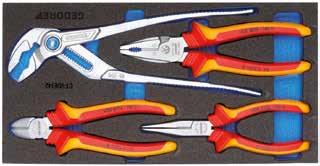 WORKSHOP 15 CT1-80 ZESTAW SZCZYPIEC MONTAŻOWYCH w 1/3 modułu Check Tool Wymiary: Szer. 157,5 x gł.