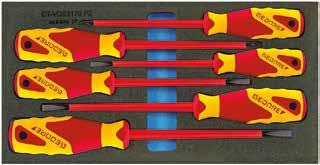 038 039 15 CT1-VDE 2170 PZ ZESTAW WKRĘTAKÓW VDE w 1/3 modułu Check Tool Wymiary: Szer. 157,5 x gł. 310 mm 45, 50 io ö 10 V?