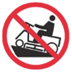 5.4.12 Povzetek glavnih korakov, ki jim moramo slediti, ko uporabljamo stroj Za Zagon motorja ( 5.4.1) Vožnja naprej ( 5.4.2) Zaviranje ali ustavljanje ( 5.4.3) Vzvratno ( 5.4.4) Košenje ( 5.4.5) Uporaba mulčerja ( 5.