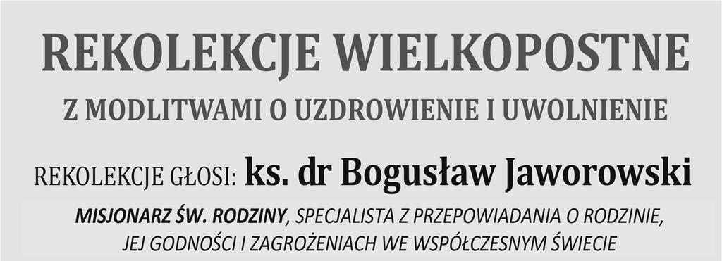 Duchownym Misjonarzy Świętej Rodziny w Kazimierzu Biskupim k.