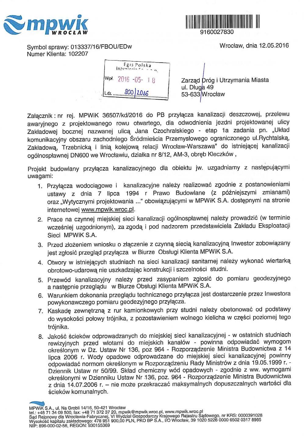 KAALIZACJA DESZCZOWA
