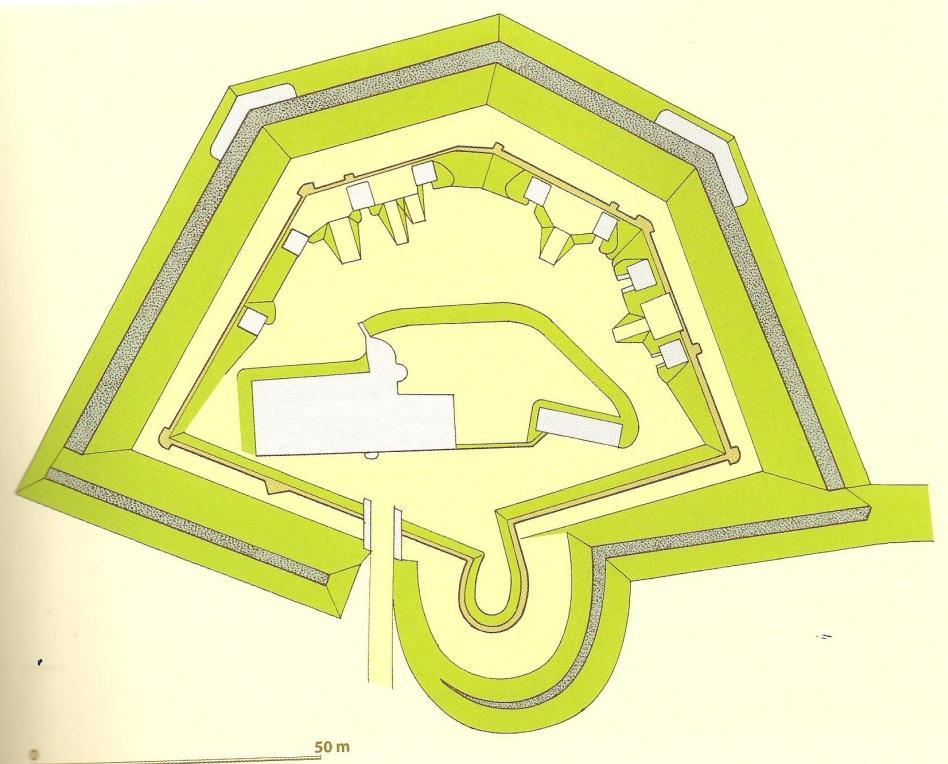 na północny zachód od V znajduje się fort Iwanowa Góra, Wielokrotnie przewany. Ukończony w 1914 Artyleryjski, Artyleria.