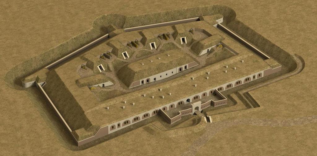 Forty północne na północ od VII znajduje się już na lewym brzegu Sanu fort VII 1/2 Tarnawce, który przebudowano na fort główny.
