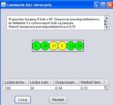 drawoval(d * i + 10, 15, d, d); if (liczby[i] > 0) { g.drawstring("" + liczby[i], d * i + 10 + 10, d + 5); 14.