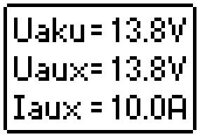 Podświetlenie elementu oznacza stan aktywny i jest odzwierciedleniem stanu diod LED na pcb zasilacza (patrz tabela 1, [12]). Rys. 7. Ekran parametry zasilacza. Tabela 5.