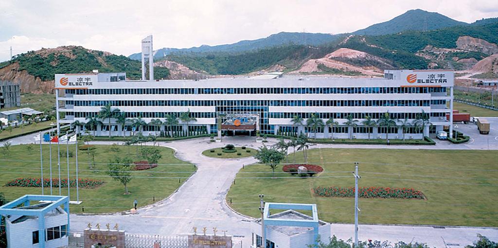 Shenzhen (Chiny) 6 zak adów produkcyjnych na Êwiecie Kon cern po sia da 6 no wo cze snych fa bryk o wy daj - no Êci 1.700.000 jed no stek rocz nie.