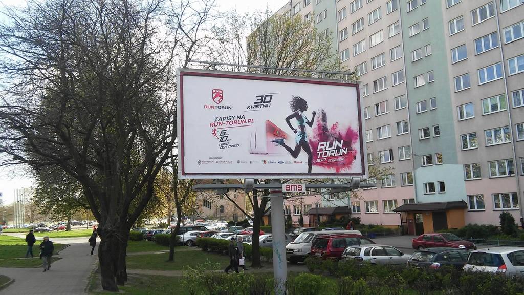 Logotyp Sponsora na materiałach wielkoformatowych