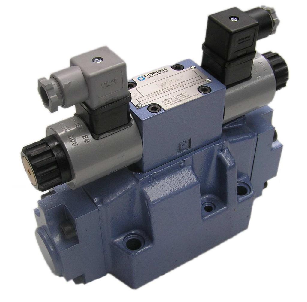 Rozdzielcz suwkowy sterowny elektrohydrulicznie typ WEH6 WN6 do 5 M do 24 dm /min KR KLOGOW - INSRUKCJ OBSŁUGI WK 499 482 8.
