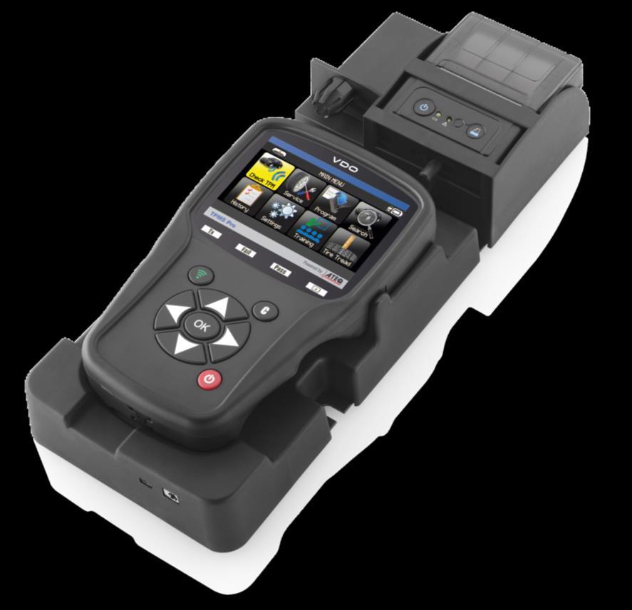 VDO TPMS Pro Print VDO TPMS Pro Print przesyła odpowiednie dane przez