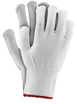 Opór powierzchniowy materiału 3,2 X107 Wykończone dzianinowym ściągaczem, który pozycjonuje rękawicę na dłoni oraz zapobiega zsuwaniu się. Idealnie dopasowują się do dłoni. Rozmiary: od 6 do 10 EN420.