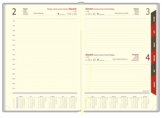 2. Zaprojektowania i wykonania kalendarzy książkowych B5 zgodnie z poniższą specyfikacją: 1. Format: B5; 2. Papier: min. 70 g/m 2 ; 3.