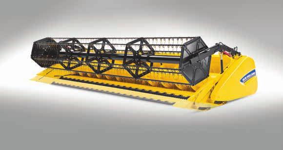 09 Hedery zbożowe Heavy-Duty Varifeed dopasowują się do warunków zbioru Położenie noża zespołu żniwnego Varifeed można regulować w celu zapewnienia optymalnej konfiguracji zespołu dla danego zboża