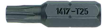 WKRĘTAKI KĄTOWE 10546 KOŃCÓWKI WKRĘTAKOWE TYPU BIT 1218-1223 1231-1234 KOŃCÓWKI WKRĘTAKOWE TYPU BIT - 1407-1421 1430-1435 Do śrub z rowkiem, rękojeść z wytrzymałego czarnego tworzywa sztucznego, stal