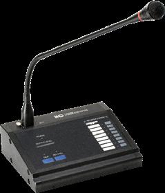 SYSTEM MATRYCOWY T-8000 T-8000A Mikrofon systemowy 8 strefowy Współpraca z matrycą T-8000 Adresowanie