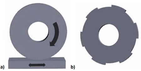 MECHANIK NR 8-9/2015 341 następujących parametrach rowków: długość 36 mm, głębokość 12 mm w tabeli 1 zestawiono pozostałe dane.