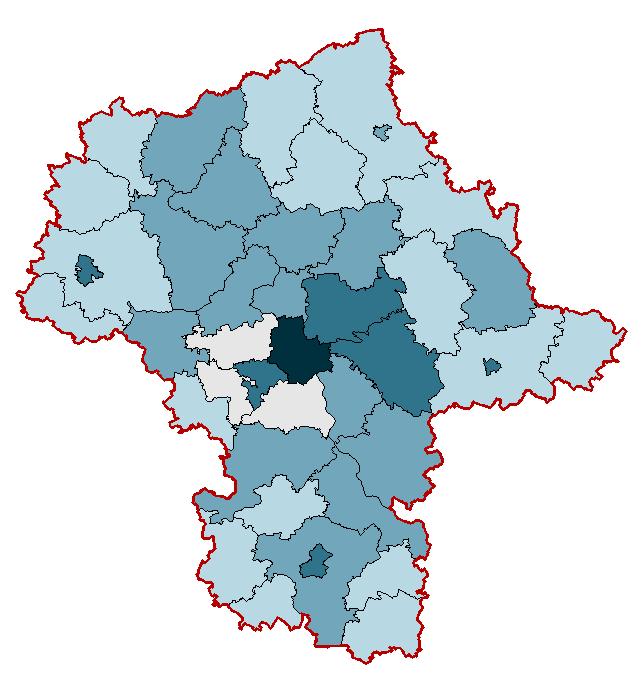 Ilość nieruchomości lokalowych na terenie powiatów, dla których sporządzono zestawienia zbiorcze egib 486 315 (1) 10 000 do 26