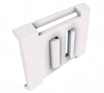 imagotag Adapter z jaskółczym ogonem imagotag 2,2" - 2,9" do zamocowania na etykiecie imagotag 2,2"-2,9" oraz do zastosowania elementów osprzętu (S. 61-66); kolor: czarny 28.0254.