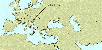 znalezisk na świecie. Proto-ludzie z Krapiny, znani w języku naukowym jako Homo sapiens neanderthalensiszostali odkryci w 1899 r.