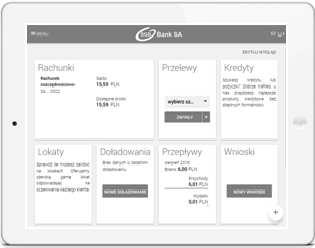 Gwarantujemy wygodny, intuicyjny i przede wszystkim bezpieczny dostęp do rachunku bankowego i