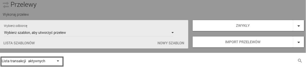 Następnie w polu Klucz do podpisu należy zatwierdzić daną transakcję podając, w zależności od sposobu autoryzacji: hasło do tokena (ustanowione samodzielnie przez Użytkownika podczas pierwszego