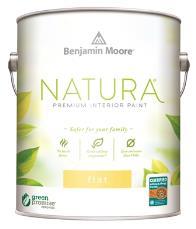 NATURA INTERIOR WATERBORNE PAINT FLAT 512 Wodorozcieńczalna, wewnętrzna, bezemisyjna farba akrylowa Zero LZO, tworząca dekoracyjne, trwałe i zmywalne, w pełni matowe wykończenie.