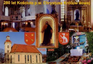 W rubryce nieznane pomniki i tablice, na prośbę naszego członka Piotra Skrzypeckiego z Iłowej prezentujemy pocztówkę Kościoła p.w. Chrystusa Króla w Iłowej, odremontowanego w latach 1972-1993.