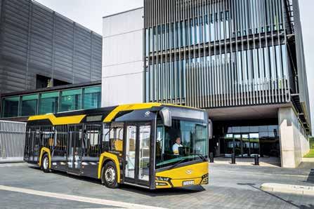 Nowy Solaris Urbino 12 Hybrid Solaris Urbino 12 w Oslo posażone w silniki marki DAF, spełniające normę Euro 6.