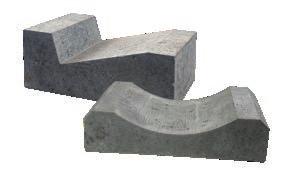 szt./paleta Krawężnik prosty opornik 12x25x100 szary 17,60