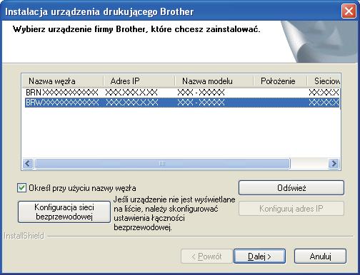 W przypku wystąpini tgo łęu przjź o kroku 7- n Stron 8 i ponowni okonj konfigurji połązni zprzwoowgo.