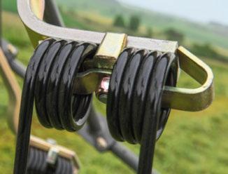 Dzięki zamkniętej konstrukcji głowice rotorów przetrząsaczy Fendt są niezawodnie zabezpieczone przed pyłem i zabrudzeniami.