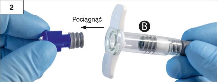 Nie należy próbować mieszać produktu, jeśli w strzykawce