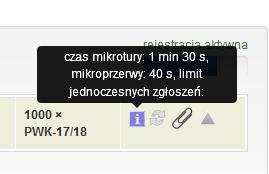 Rys. 3 i Rys. 4). Warto zatem korzystać z informacji zawartych w podpowiedziach, może to ułatwić poruszanie się po module rejestracji żetonowych.