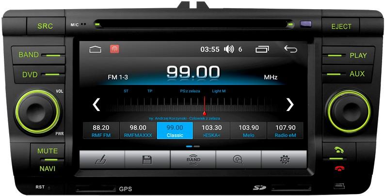AMC 908 PRO SKODA OCTAVIA II, ANDROID -