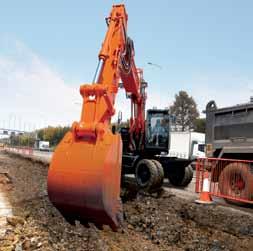 Zaprojektowane z myślą o najbardziej wymagających warunkach pracy Trwałe części Nowa koparka ZAXIS 190W została zaprojektowana do pracy w najbardziej wymagających warunkach.