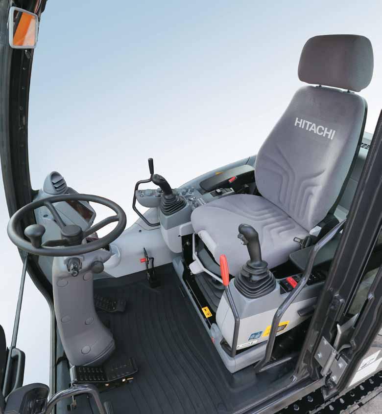 ZX190W-5 KOMFORT Jednym z najważniejszych czynników branych pod uwagę